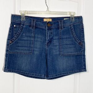 Y2K Anthro Sanctuary Denim High Waist Cargo Jean Shorts Size 30